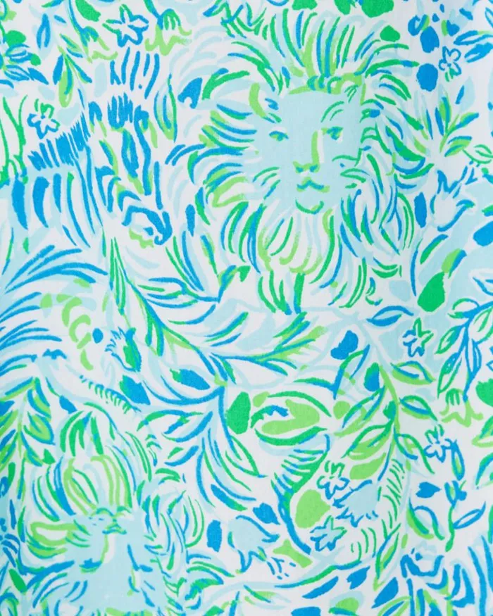 Women Dresses Lilly Pulitzer Barbara Cotton Dress Hydra Blue Dandy Lions Women Dresses Lilly Pulitzer Barbara Cotton Dress Hydra Blue Dandy Lions