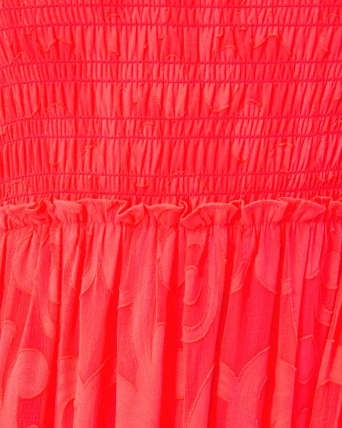 Women Dresses Lilly Pulitzer Carlynn Satin Maxi Bow Dress Pink Palms Women Dresses Lilly Pulitzer Carlynn Satin Maxi Bow Dress Pink Palms