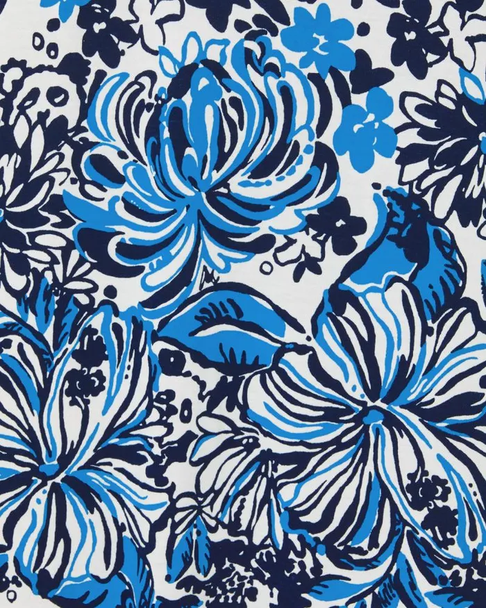 Women Dresses Lilly Pulitzer Claudia TwistFront Midi Dress Alba Blue Cruisin Together Women Dresses Lilly Pulitzer Claudia TwistFront Midi Dress Alba Blue Cruisin Together