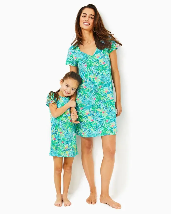 Women Dresses Lilly Pulitzer Etta VNeck Dress Multi Via Parigi Women Dresses Lilly Pulitzer Etta VNeck Dress Multi Via Parigi