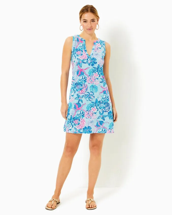 Women Dresses Lilly Pulitzer Riza Long Sleeve Romper Low Tide Navy Bouquet All Day Women Dresses Lilly Pulitzer Riza Long Sleeve Romper Low Tide Navy Bouquet All Day