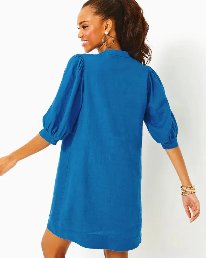 Women Dresses Lilly Pulitzer Riza Long Sleeve Romper Low Tide Navy Bouquet All Day Women Dresses Lilly Pulitzer Riza Long Sleeve Romper Low Tide Navy Bouquet All Day