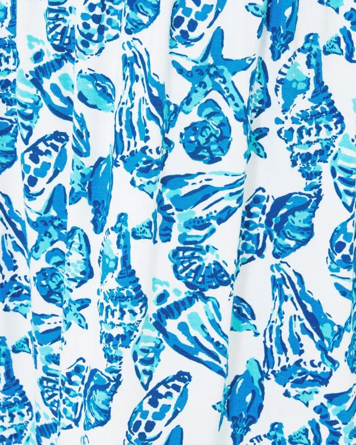 Women Dresses Lilly Pulitzer Siarra Stretch Dress True Navy Caliente Pucker Jacquard