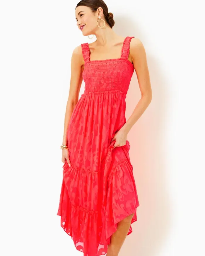 Women Dresses Lilly Pulitzer Teresa Maxi Dress Conch Shell Pink Lets Go Bananas Women Dresses Lilly Pulitzer Teresa Maxi Dress Conch Shell Pink Lets Go Bananas