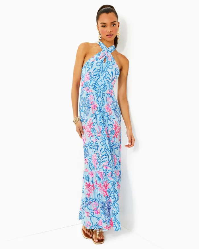 Women Dresses Lilly Pulitzer Teresa Maxi Dress Conch Shell Pink Lets Go Bananas Women Dresses Lilly Pulitzer Teresa Maxi Dress Conch Shell Pink Lets Go Bananas