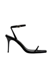 Women Fleur Thin Strap High Heel 8211 Black Black Meshki Bridesmaids