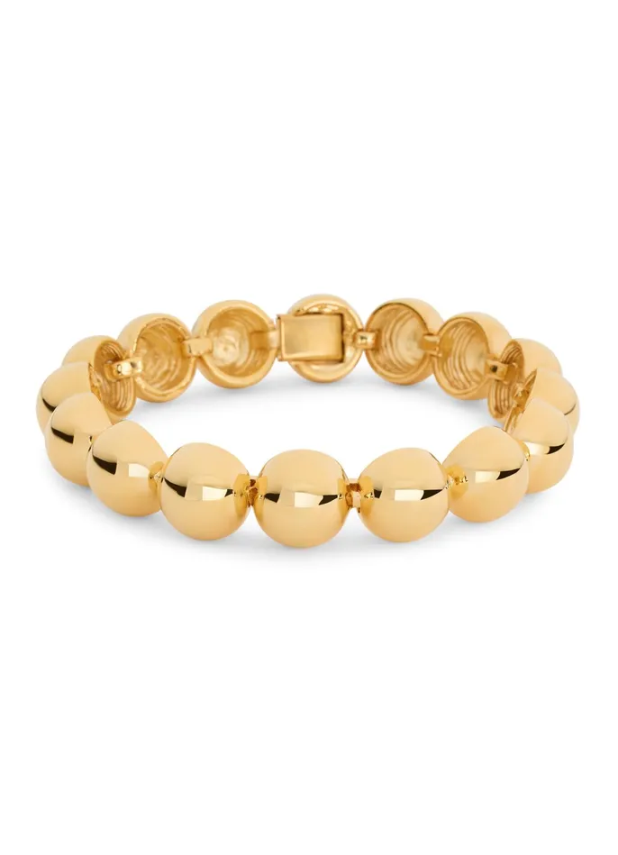 Women Half Sphere Bracelet Gold St John Jewelry