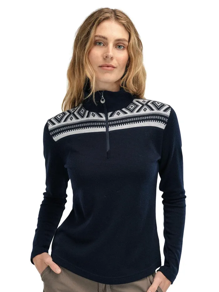 Women Halfzip Dale Of Norway Cortina Superfine Sweater 8211 Superfine Merino