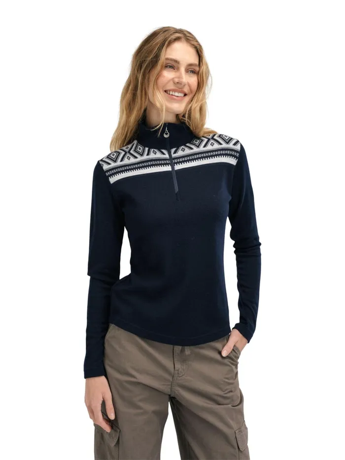 Women Halfzip Dale Of Norway Cortina Superfine Sweater 8211 Superfine Merino