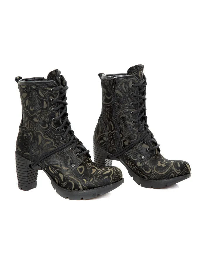 Women Heels New Rock Ankle Boot Trail MTr001C81 Women Heels New Rock Ankle Boot Trail MTr001C81