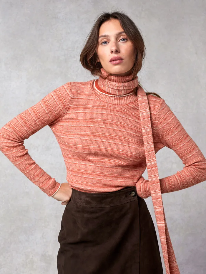 Women Iris Turtleneck Uni Rouge Knits Rouje