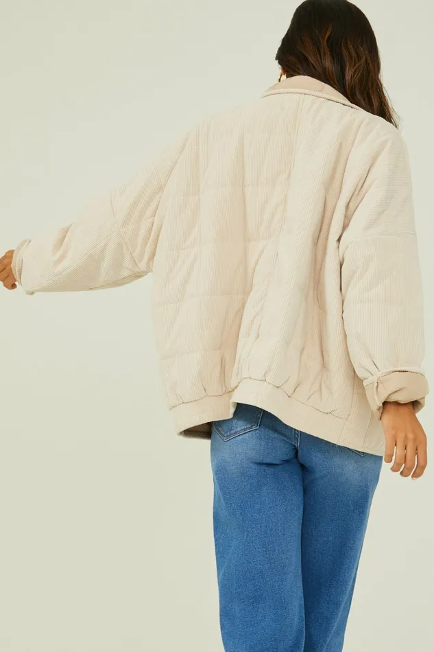 Women Jackets Altar8217d State Callie Corduroy Quilted Jacket