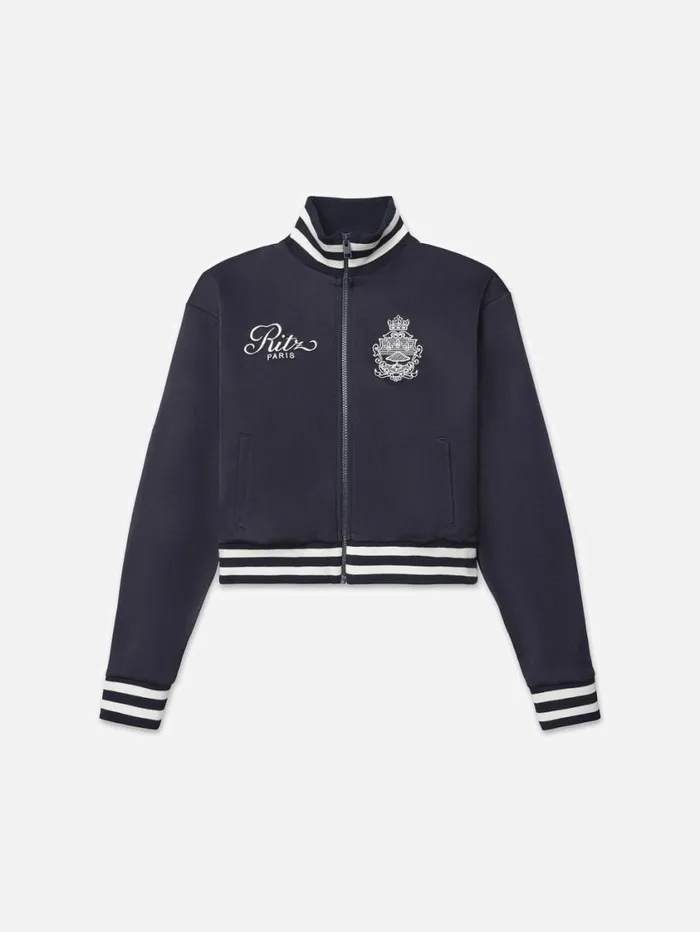 Women Jackets and Coats FRAME Ritz Women039s Track Suit Jacket 8212 Navy