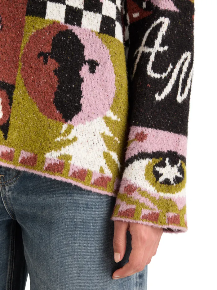 Women JACQUARD OVERSIZED PULLOVER Free Mind Jacquard Scotch and Soda Knitwear