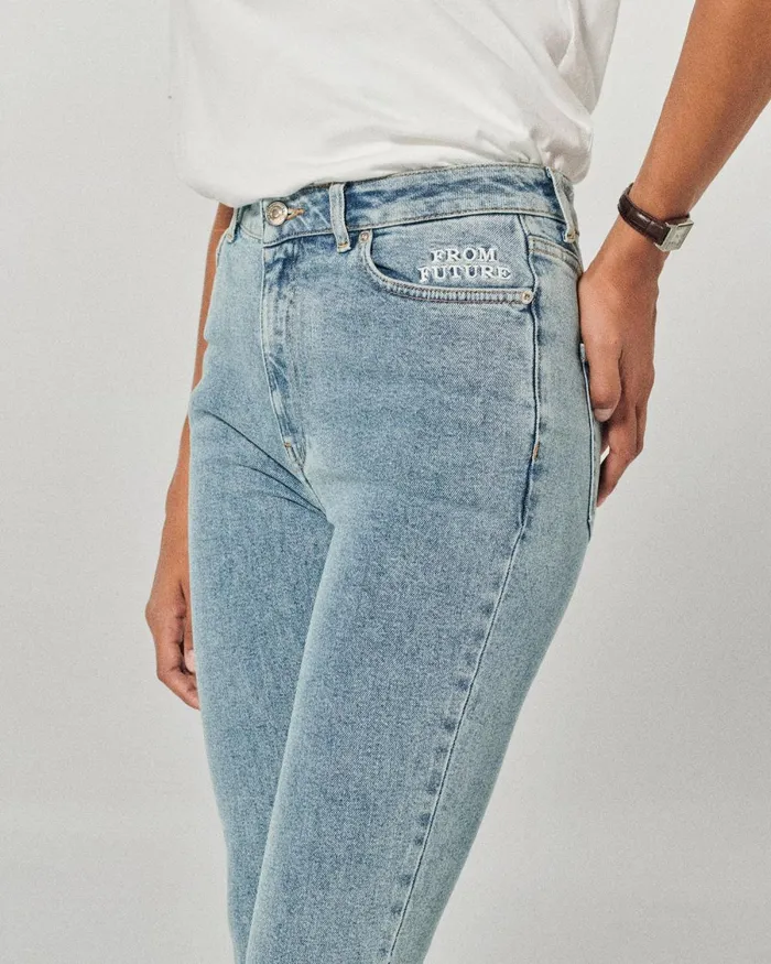 Women Jeans From Future Jude Jeans Bootcut Light Blue