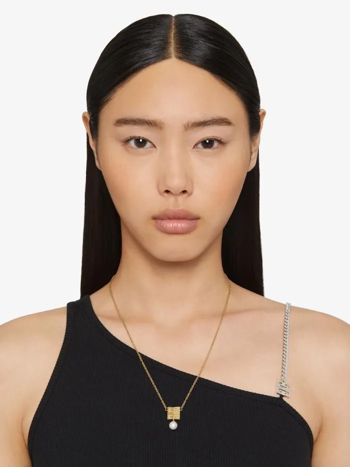 Women Jewelry Givenchy 4G Necklace In Metal With Pearl Golden Yellow Women Jewelry Givenchy 4G Necklace In Metal With Pearl Golden Yellow