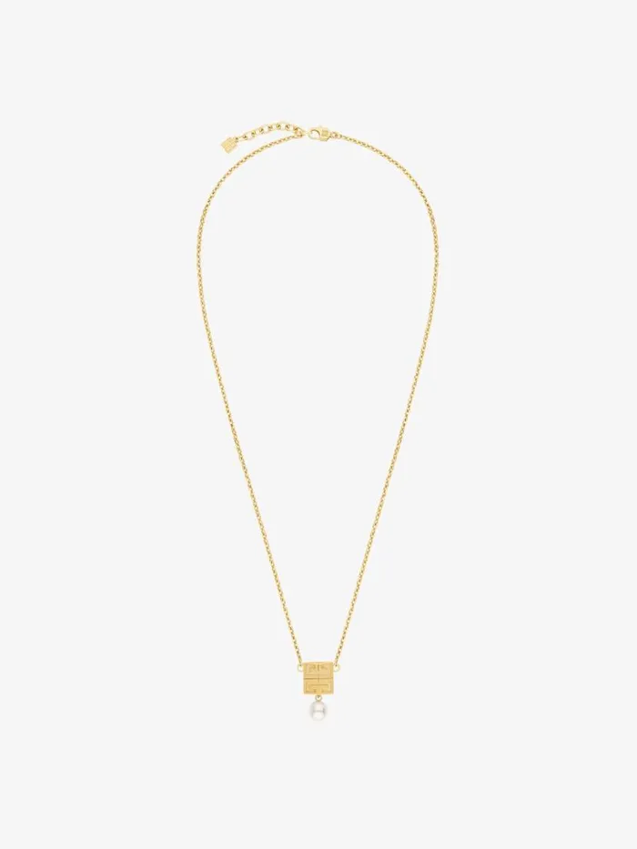 Women Jewelry Givenchy 4G Necklace In Metal With Pearl Golden Yellow Women Jewelry Givenchy 4G Necklace In Metal With Pearl Golden Yellow