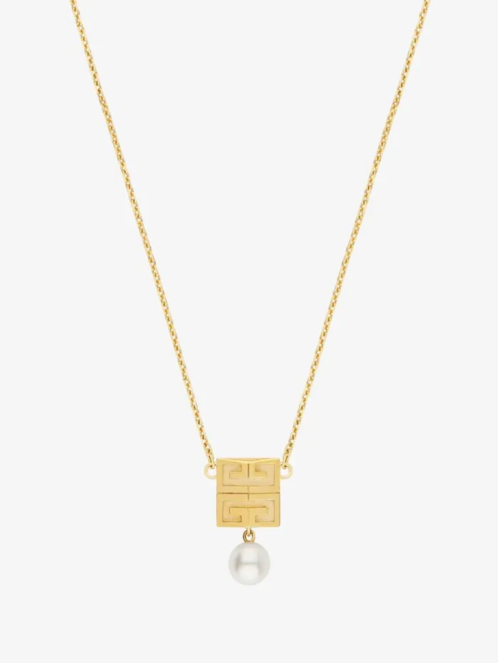 Women Jewelry Givenchy 4G Necklace In Metal With Pearl Golden Yellow Women Jewelry Givenchy 4G Necklace In Metal With Pearl Golden Yellow