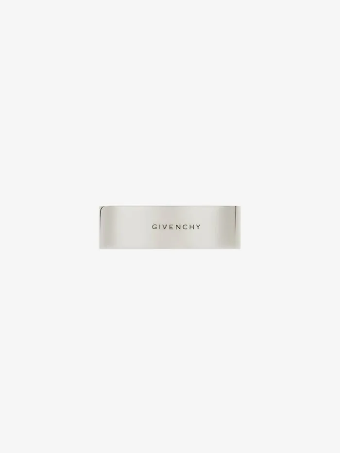 Women Jewelry Givenchy 4G Ring In Metal With Crystals Silvery