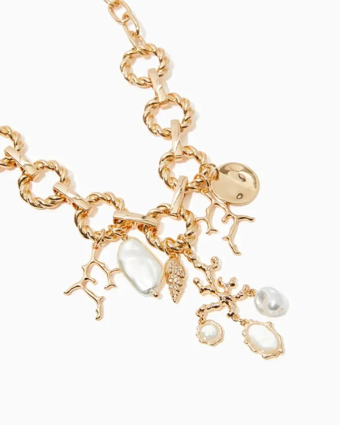 Women Jewelry Lilly Pulitzer Beachcomber Necklace Gold Metallic Women Jewelry Lilly Pulitzer Beachcomber Necklace Gold Metallic