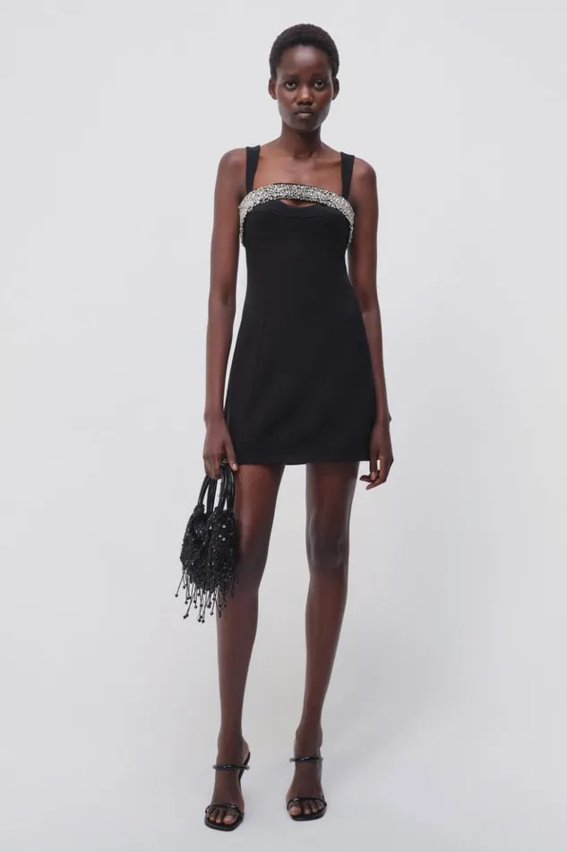 Women Lenny Dress Black Jonathan Simkhai Dresses and Jumpsuits