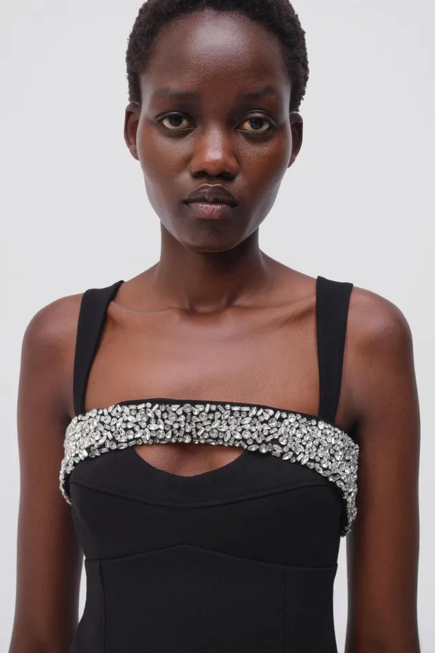 Women Lenny Dress Black Jonathan Simkhai Dresses and Jumpsuits