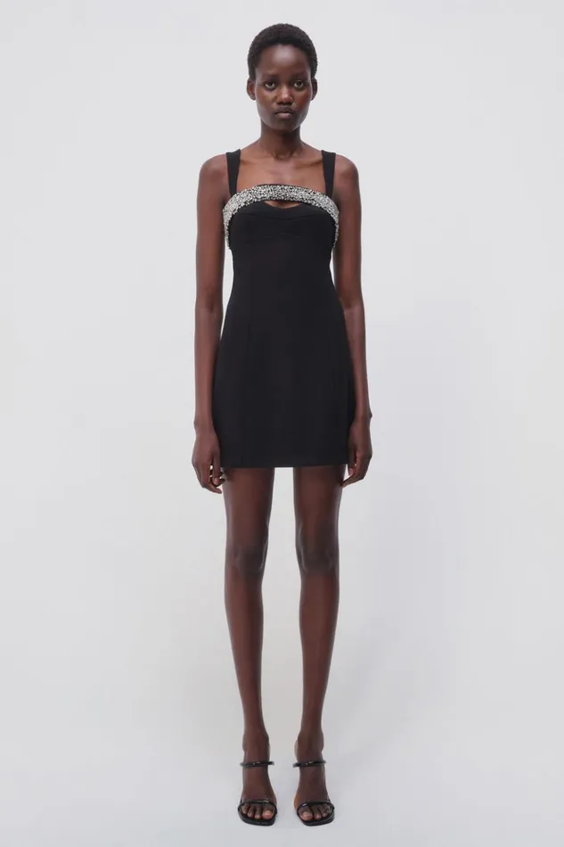 Women Lenny Dress Black Jonathan Simkhai Dresses and Jumpsuits