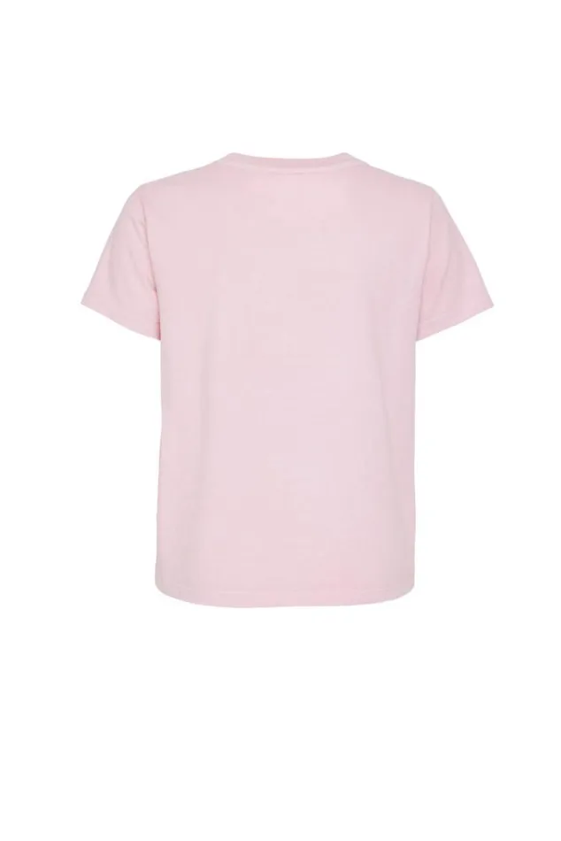 Women Lia Graphic Tee Powder Pink Palm Beach LoveShackFancy Tees and Fleece Women Lia Graphic Tee Powder Pink Palm Beach LoveShackFancy Tees and Fleece