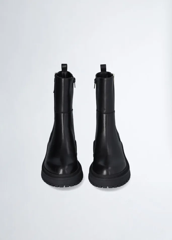 Women Liujo Boots and Ankle Boots Black Ankle Boots With Zip