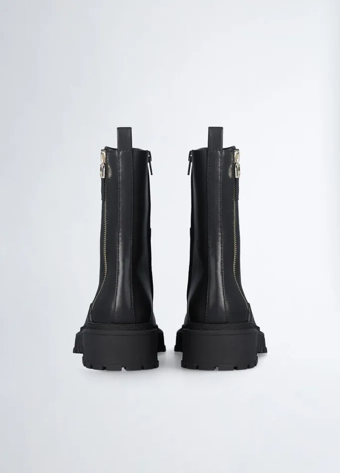 Women Liujo Boots and Ankle Boots Black Ankle Boots With Zip