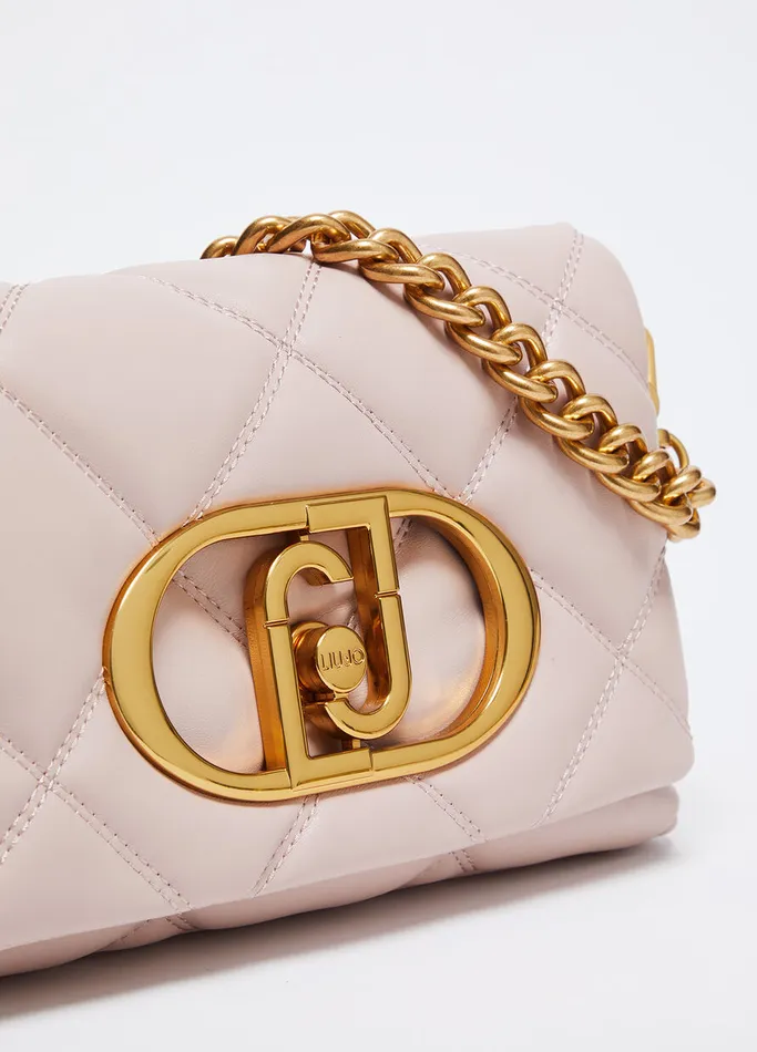 Women Liujo Crossbody Bags Large Lapuffy Matelass Bag Antique Pink