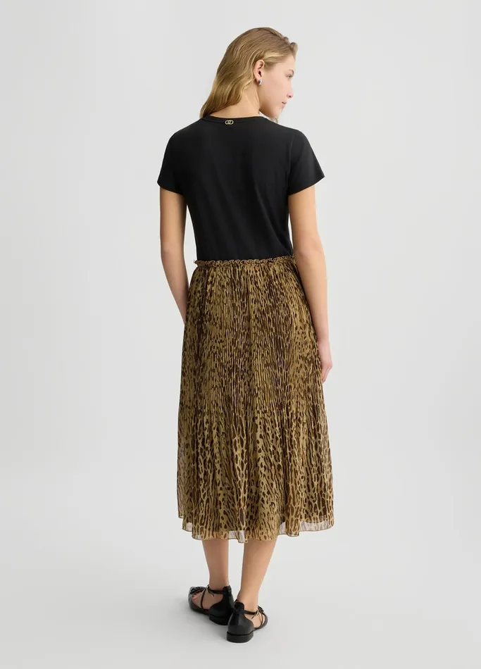 Women Liujo Dresses Dress With Animal Print Blackanimalprint