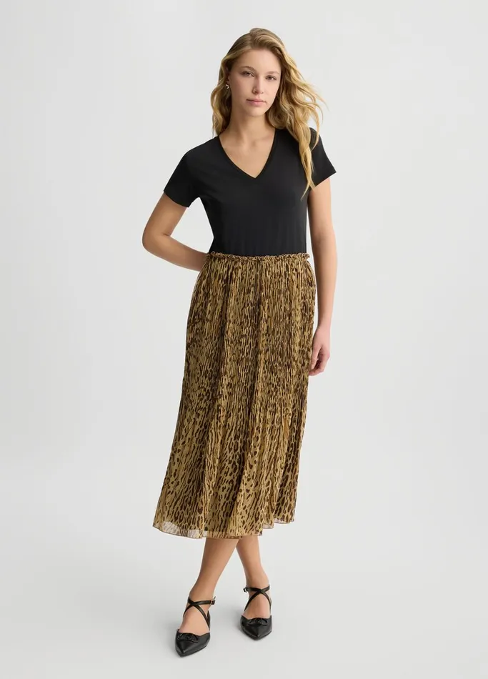Women Liujo Dresses Dress With Animal Print Blackanimalprint