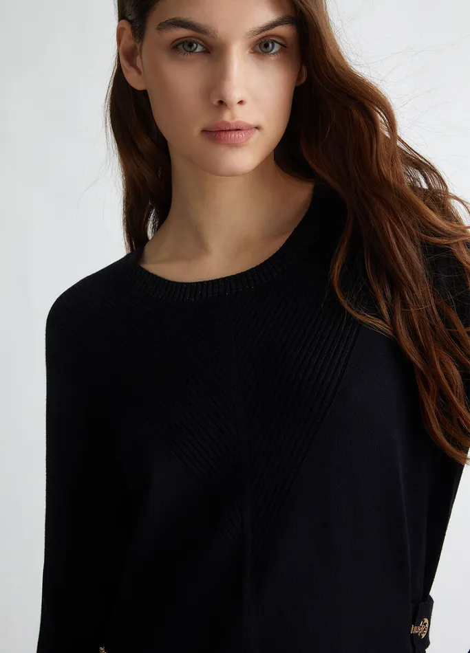 Women Liujo Dresses Knit Dress Black