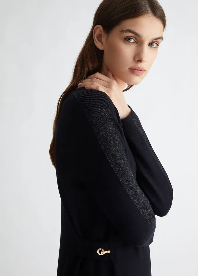 Women Liujo Dresses Knit Dress Black
