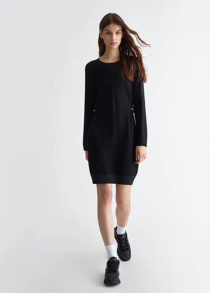 Women Liujo Dresses Knit Dress Black