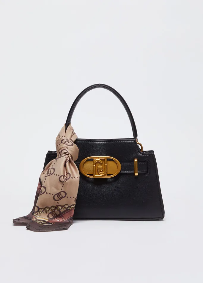 Women Liujo Handbags Handbag With Scarf Black