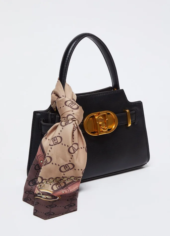 Women Liujo Handbags Handbag With Scarf Black