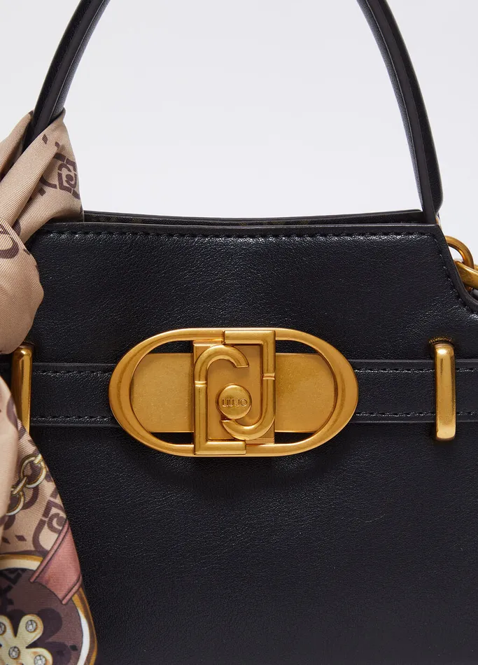 Women Liujo Handbags Handbag With Scarf Black