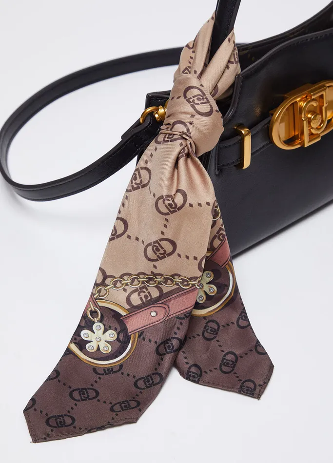 Women Liujo Handbags Handbag With Scarf Black