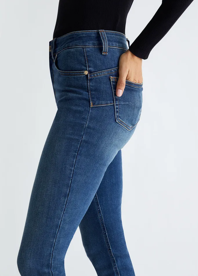 Women Liujo Jeans HighWaisted Skinny Jeans Blue Denim