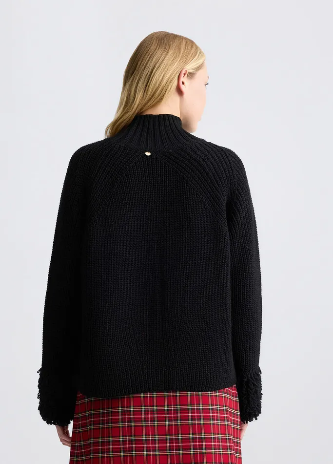 Women Liujo Jumpers and Cardigans Black Wool Jumper