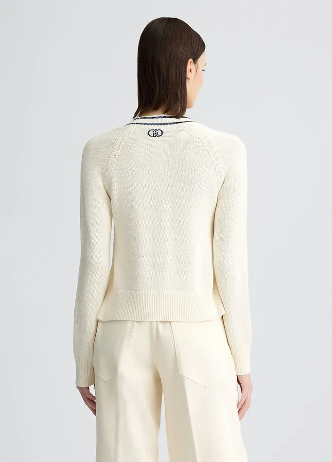 Women Liujo Jumpers and Cardigans White Cardigan With Sequins