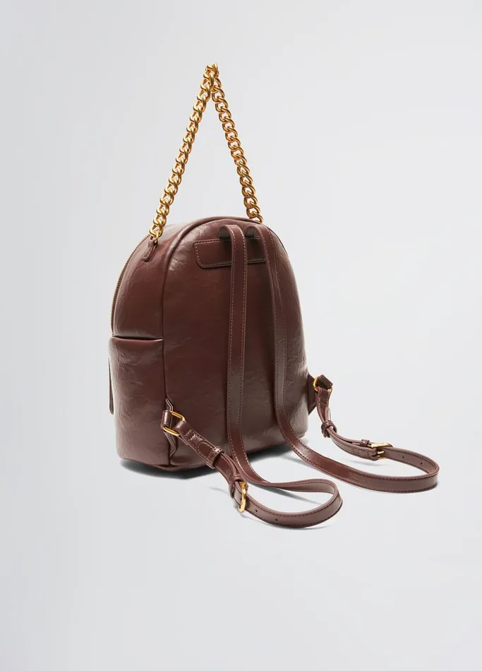 Women Liujo Lapuffy Lapuffy Backpack Dark Brown