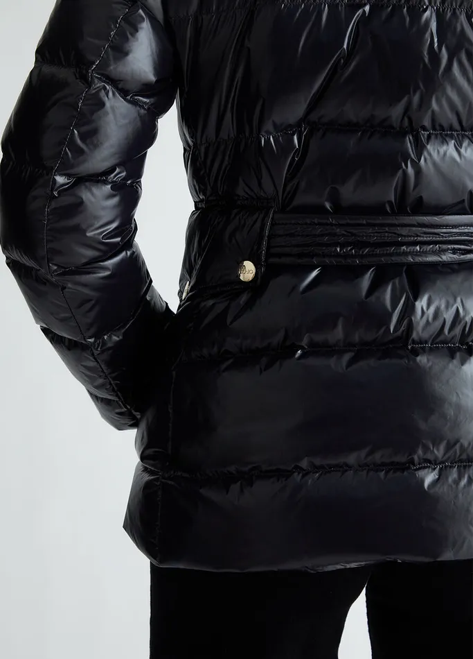 Women Liujo Outerwear Padded Jacket With Hood Black