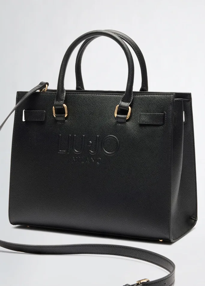 Women Liujo Shopping Bags Black Shopping Bag