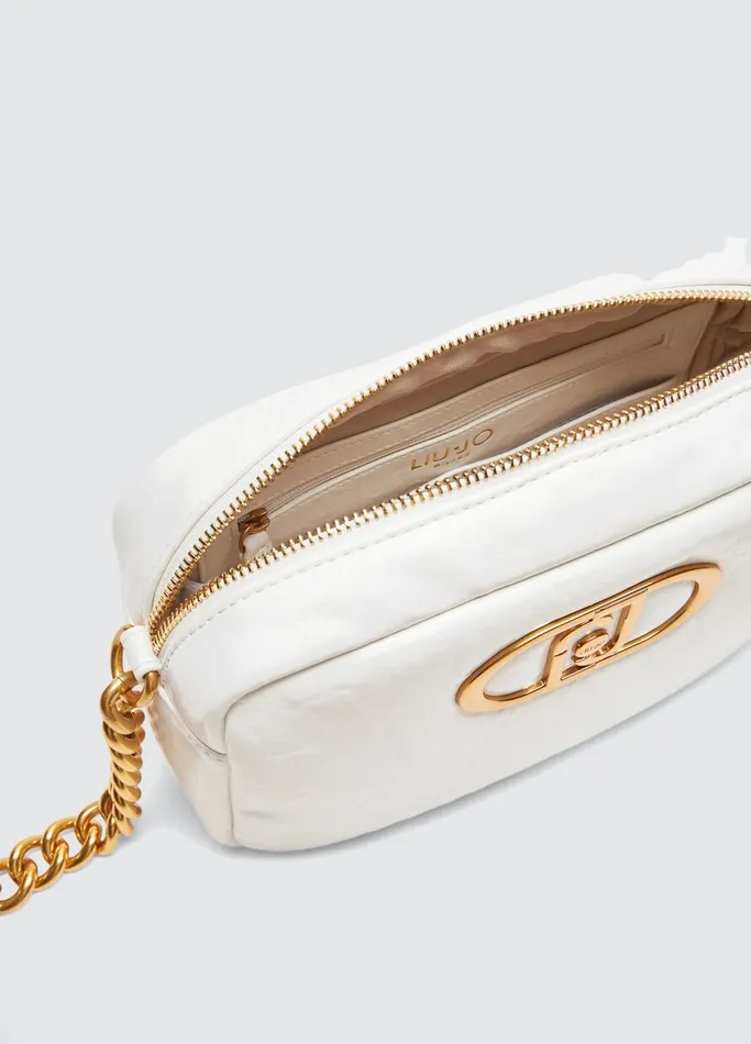 Women Liujo Shoulder Bags Lapuffy Crossbody Bag White