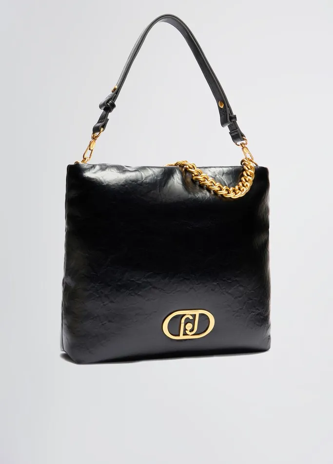 Women Liujo Shoulder Bags Lapuffy Handbag Black