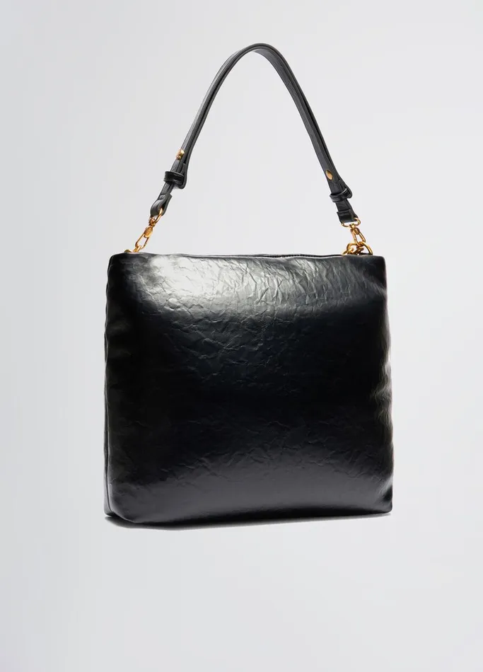 Women Liujo Shoulder Bags Lapuffy Handbag Black