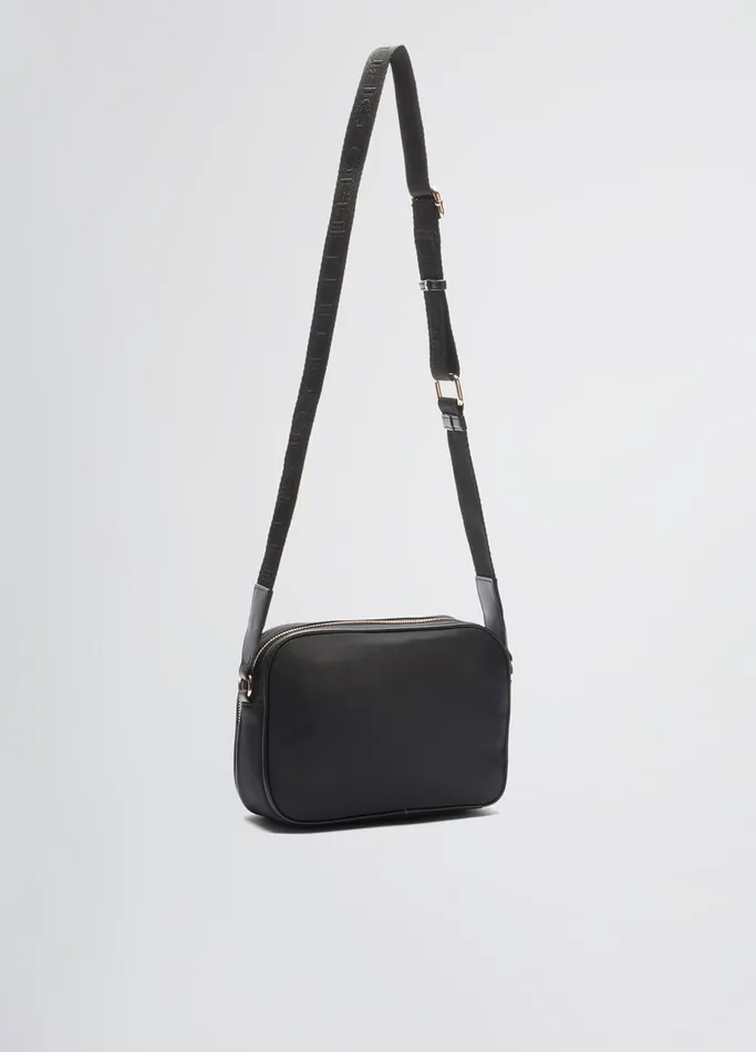 Women Liujo Shoulder Bags Nylon Crossbody Bag Black